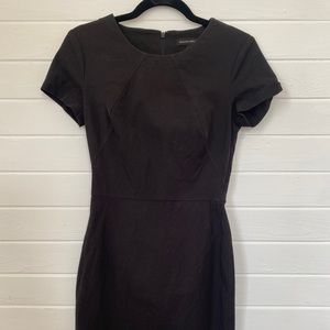 Banana republic Black structured business sheath